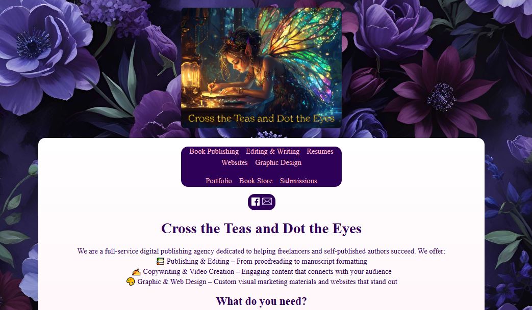 Cross the Teas and Dot the Eyes